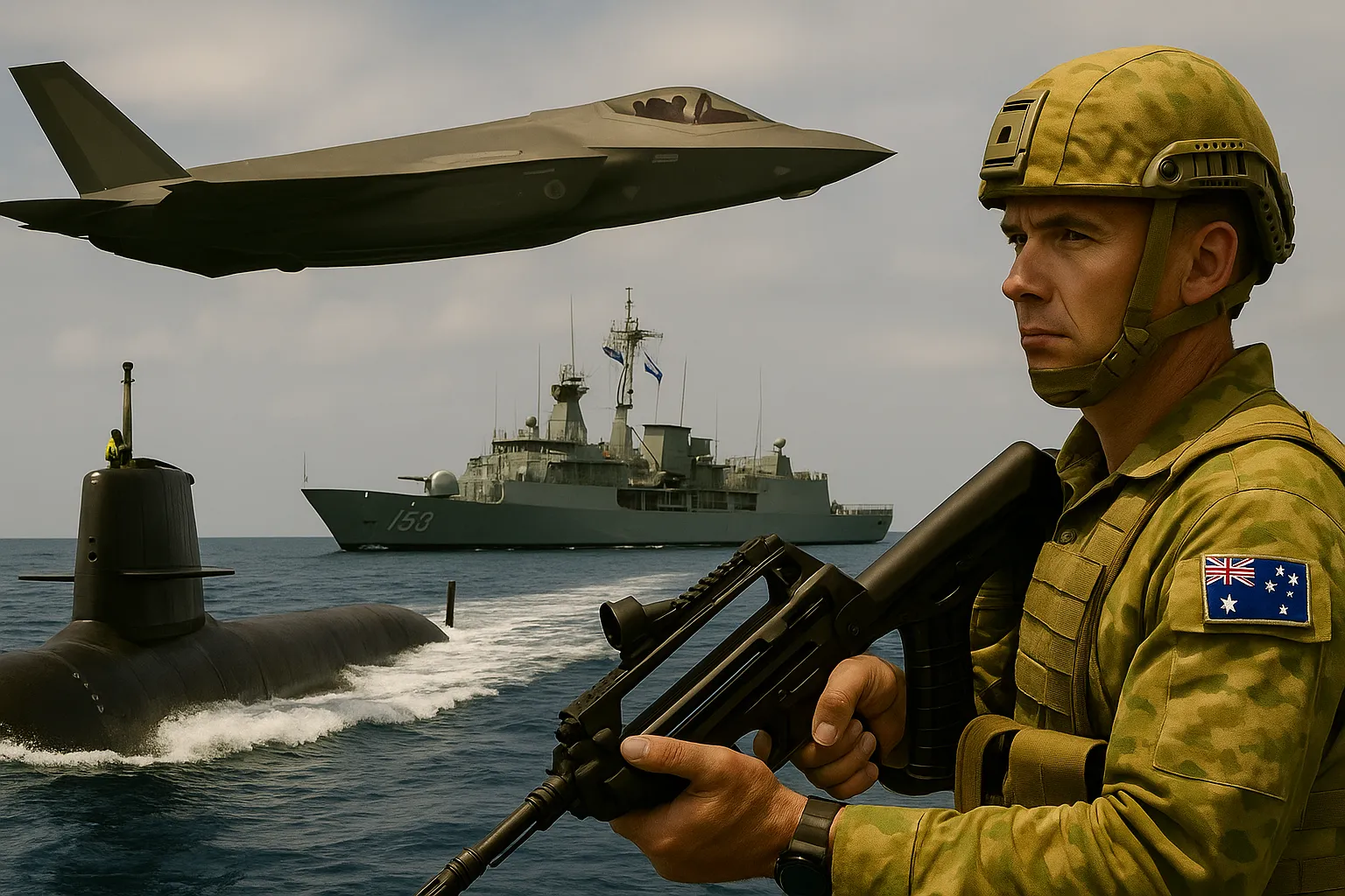 Defence and Government programs with military personnel and technology